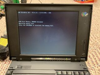 IBM ThinkPad TYPE 2625 365ED Vintage With LAN Card And Floppy Drive. 8