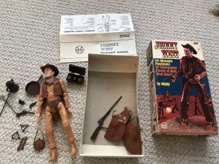 Vintage Louis Marx Johnny West Action Figure W/ Box.