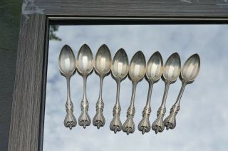 Old Colonial By Towle Sterling Silver Grapefruit Spoon Set Of 8 Length Is 5 3/4 "