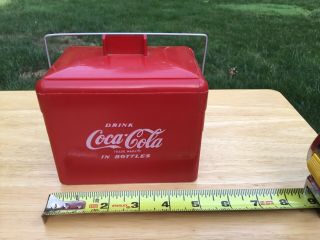 Vintage Coca Cola Salesman Sample Cooler Mini Chest -