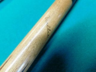 Vintage Willie Hoppe Professional Pool Cue,  Possibly Brazilian Rosewood? Titlist 4