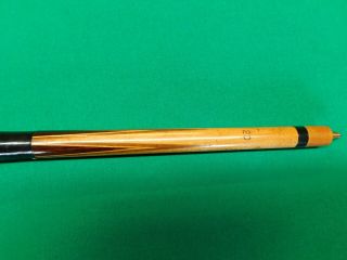 Vintage Willie Hoppe Professional Pool Cue,  Possibly Brazilian Rosewood? Titlist 7