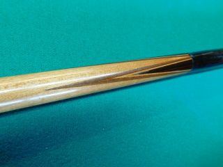 Vintage Willie Hoppe Professional Pool Cue,  Possibly Brazilian Rosewood? Titlist 8