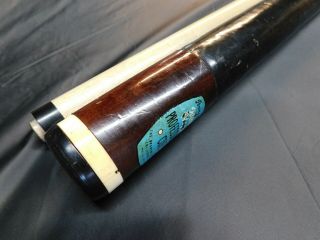 Vintage Willie Hoppe Professional Pool Cue,  Possibly Brazilian Rosewood? Titlist 9