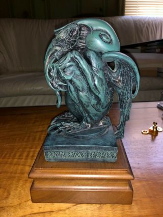 RARE Stephen Hickman CTHULHU Statue Sculpture H.  P.  Lovecraft Bowen Designs 3
