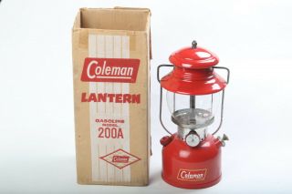 2 Vintage Coleman Camping Lantern 200a " 1960 - 2 " With Box