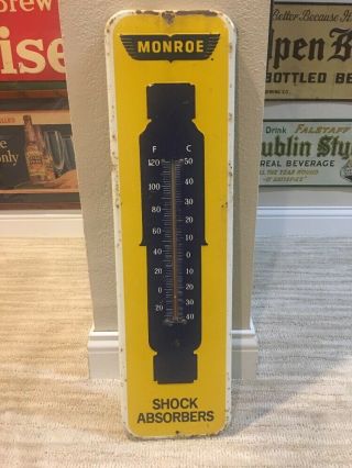 Vintage Monroe Shock Absorbers Thermometer