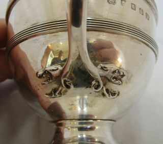 Antique George V Scottish Sterling silver milk jug,  195 grams,  1918 3