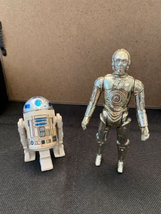 Star Wars Vintage R2 - D2 Droid Factory & C - 3p0 Shiny Dome 3rd Leg Anh
