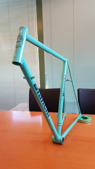 BIANCHI SPECIALISSIMA vintage steel road frame COLUMBUS TSX 7