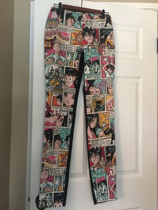 Moschino Vintage 90’s Comic Book Jeans.