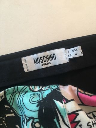 Moschino Vintage 90’s Comic Book Jeans. 4