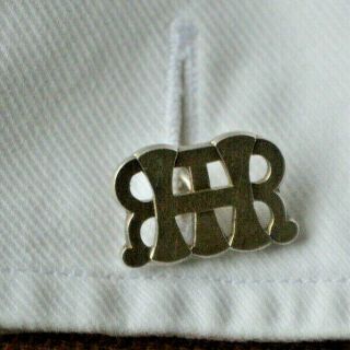 Henley Royal Regatta Vintage Hallmarked Silver Chain Cufflinks