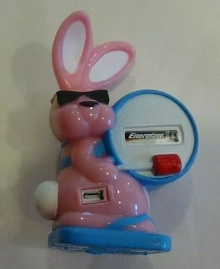 Vintage Energizer Bunny Wind Up Plastic Toy 2 - 1/4 " No Stickers