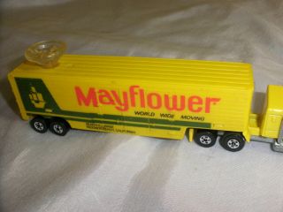 Vintage Hot Wheels Steering Rigs MAYFLOWER Semi Truck 5