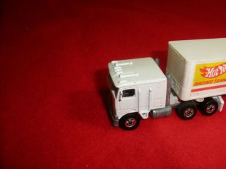 Vintage Hot Wheels Steering Rigs HOT WHEELS Racing Team Semi Truck 2