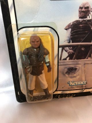 Vintage Kenner 1983 Star Wars Return of the Jedi Weequay 77 - Back Unpunched 7