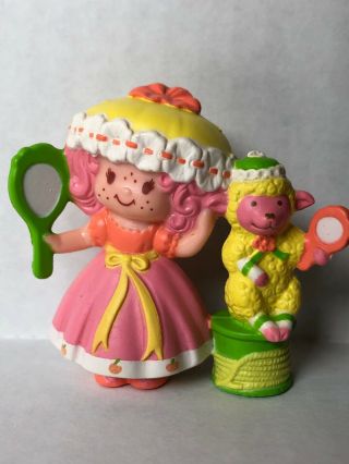 Vintage Kenner Strawberry Shortcake Peach Blush and Melonie Miniature 1984 PVC 2