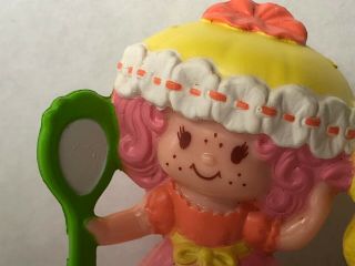 Vintage Kenner Strawberry Shortcake Peach Blush and Melonie Miniature 1984 PVC 3