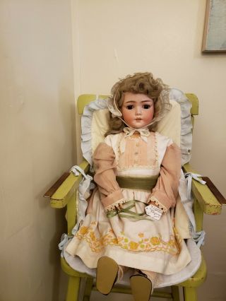 Antique Pre 1930 Doll Bisque Germain 26 Inch Schoenau And Hoffmeister Doll Only.