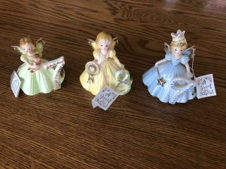 Josef’s Japan Angel birthday Figurines Vintage Ages 1 - 12 8