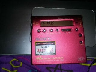 Vintage SONY MD Minidisc Walkman Recorder MZ - R900 