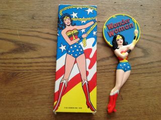 Vintage 1978 Avon Wonder Woman Hand Mirror