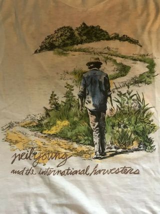 Vintage Neil Young 85 Tour T - Shirt - Unworn - Unisex Xl