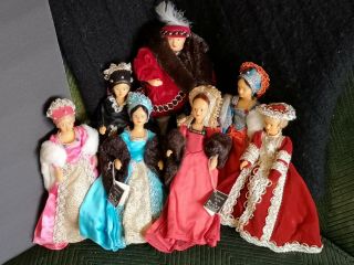Vintage Peggy Nisbet King Henry VIII & 6 Wives England 7