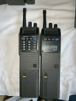 Vintage 2 GE / Ericsson M - PA MPA Scan RADIO w /2 CHARGER 4