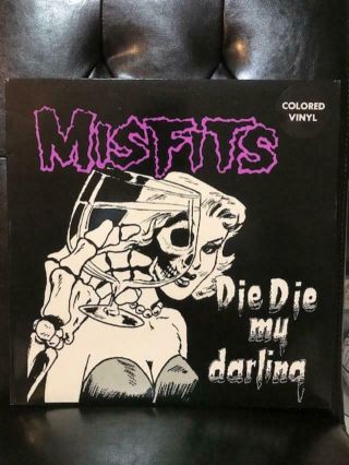 Misfits Vintage Die Die My Darling Album Danzig 500 Made Rare White Vinyl