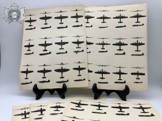 WW2 World War Two Aircraft Identification / Recognition Period Grouping 2
