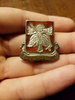 Wwii Sterling 603 Aaa Bn Di Dui Crest Pin J253
