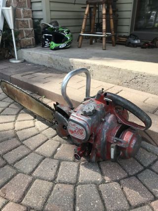 Vintage Mall Chainsaw Model 2mg Antique 2 Mg Chain Saw