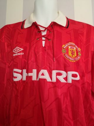 Manchester United Football Shirt Mc Clair No 9 Vintage