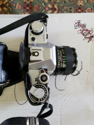 Vintage Canon AE - 1 35mm SLR Film Camera Kit with FD 50 mm Lens W/ Case 6
