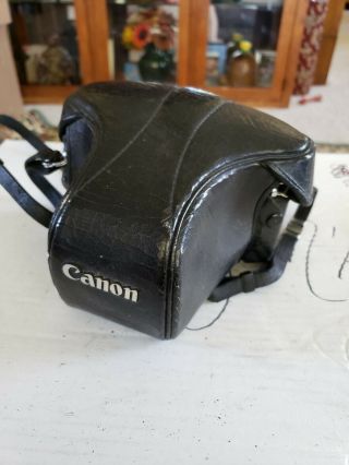 Vintage Canon AE - 1 35mm SLR Film Camera Kit with FD 50 mm Lens W/ Case 7