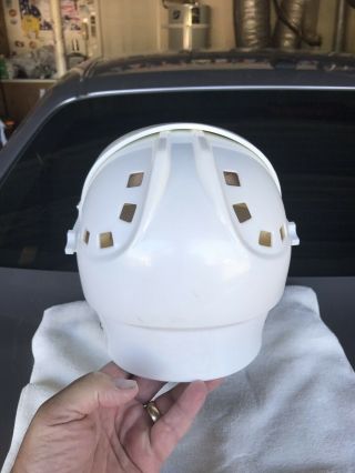 Vintage COOPER SK 2000 L WhiteHockey Helmet with Face Mask Made in Canada Sk2000 3