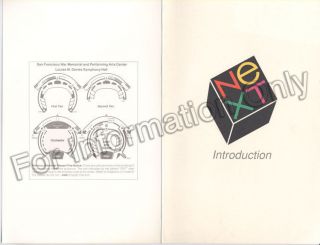 VERY RARE - Vintage NeXT Computer Launch Poster 1988 (Steve Jobs) 5