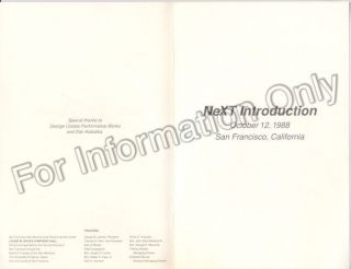 VERY RARE - Vintage NeXT Computer Launch Poster 1988 (Steve Jobs) 6