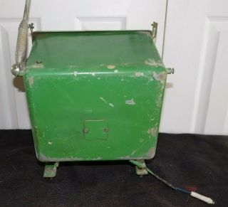 Fender Mount Tractor Automatic Radio Green John Deere Vintage 8