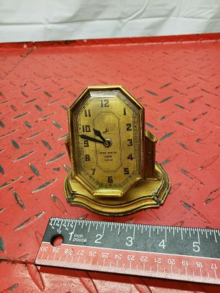 Vintage 1920s Waterbury,  Connecticut Usa Manufacturing Co.  The Lux Clock