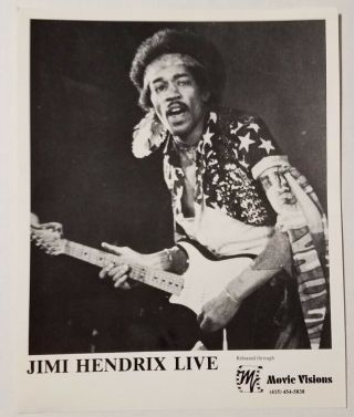 Jimi Hendrix " Live " - Vintage 1970 