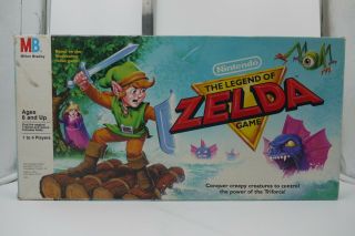 Vintage 1988 Nintendo The Legend Of Zelda Board Game Complete