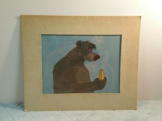 1960’s Disney Cel Jungle Book Mowgli Baloo Vintage Disney Celluloid