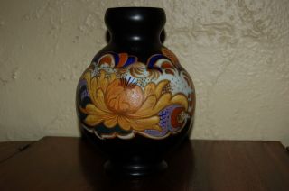 Vintage Gouda Art Pottery Eskaf Vase,  C.  1927 - 1934