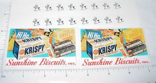 Buddy L Sunshine Biscuits Delivery Van Stickers Bl - 073