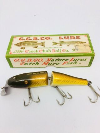 Vintage Creek Chub 2604 Pike Minnow Fishing Lure Minty Collector Grade