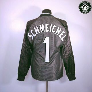Schmeichel 1 Manchester United Vintage Umbro Cl Football Shirt 1998/00 (y) (s)