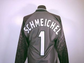 SCHMEICHEL 1 Manchester United Vintage Umbro CL Football Shirt 1998/00 (Y) (S) 7